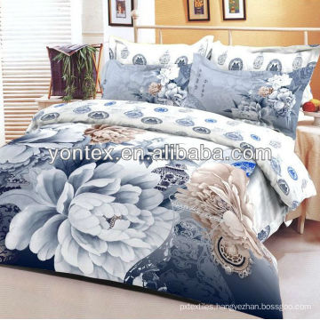 3D panel printed duvet cover set sheet set